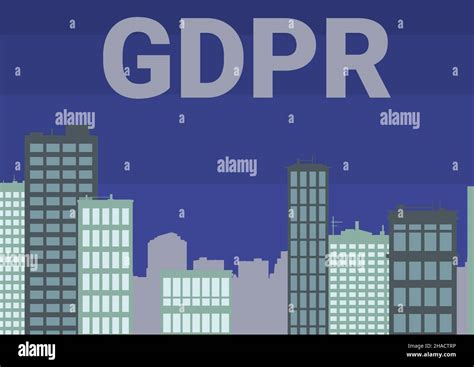 Text Caption Presenting Gdpr Business Showcase Regulation That Protect