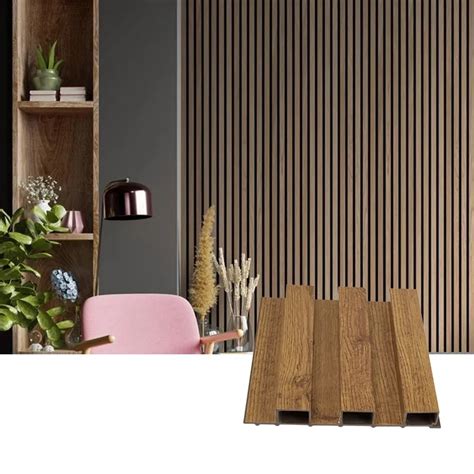 Waterproof Fireproof Wood Grain Wall Cladding Wpc Wall Panel China