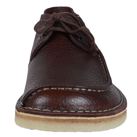 CLARKS ORIGINALS MEN'S SEAM TREK OXFORD SHOES BROWN LEATHER 26066289 SIZE 11 | eBay