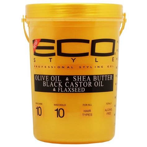 Eco Style Ecoplex Gold Styling Gel With Olive Oil Shea Butter Black