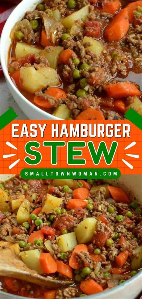 Hamburger Stew One Easy Quick And Economical Meal