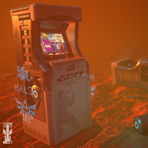 Artstation Sci Fi Arcade Machine