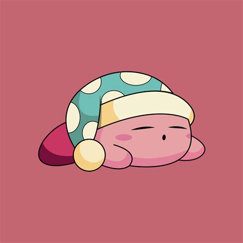 Vector Illustration Of Cute Sleeping Kirby 27389825 Vector Art At Vecteezy