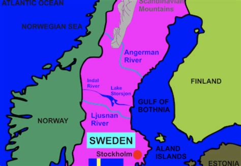 Sweden Interactive Map