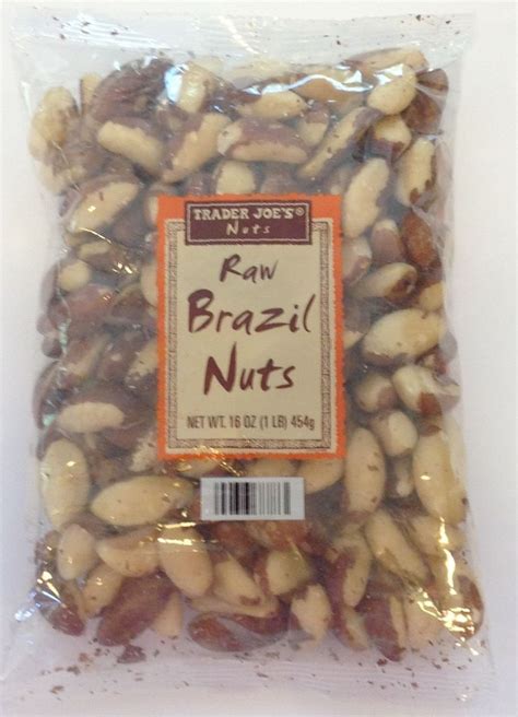 Trader Joe S Raw Brazil Nuts In A 16 Oz Bag Brazilnuts Trader Joes