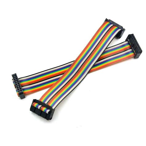 Pin Idc Flat Rainbow Ribbon Cable Ul Ecocables