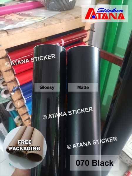 Jual Skotlet Hitam Doff Scotlet Dop Stiker Matte Sticker Meteran Decal