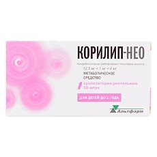 Корилип суппозитории ректальные 10 шт - купить, цена и отзывы, Корилип ...
