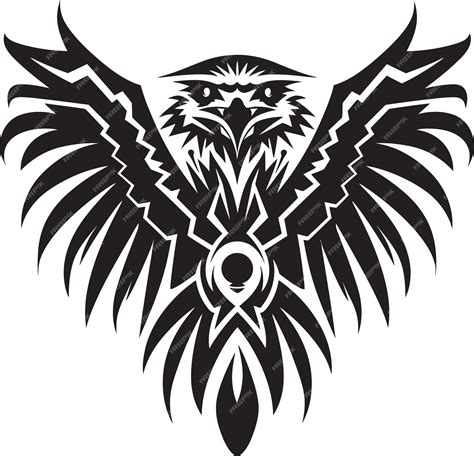 Premium Vector Noble Avian Mark Black Eagle Logo Winged Majesty Black Vector Eagle