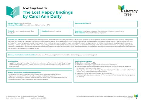 The Lost Happy Endings | Literacy Tree