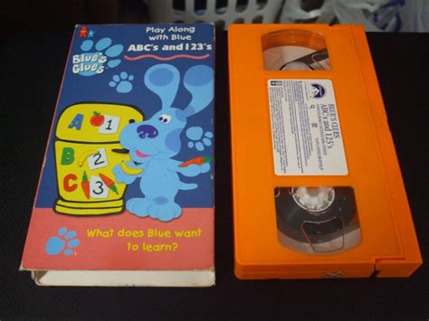 Blues Clues Abcs And 123s Vhs 1999