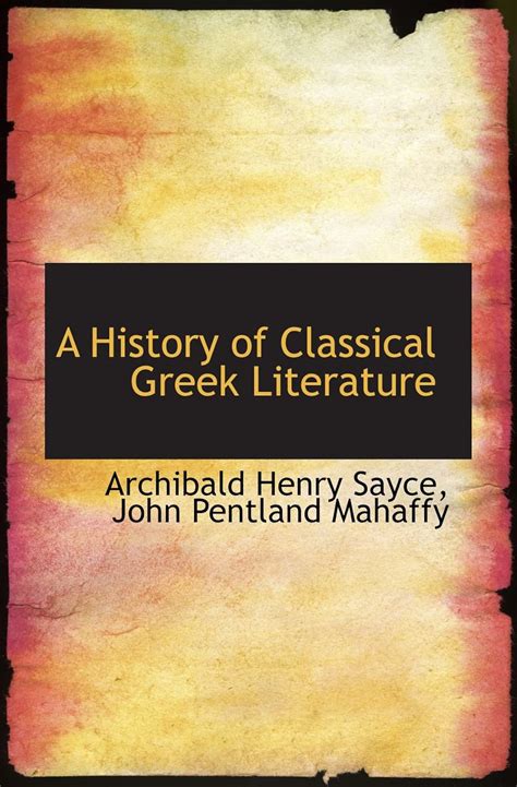 A History Of Classical Greek Literature 9781117238142