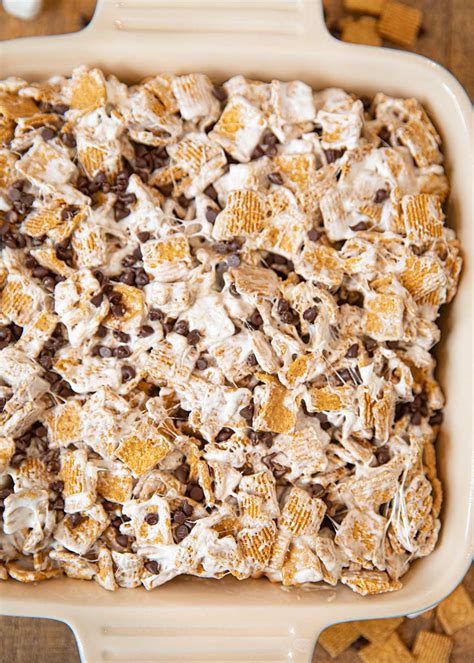 S Mores Cereal Bars Recipe Just Mins Ingr Dinner Then Dessert