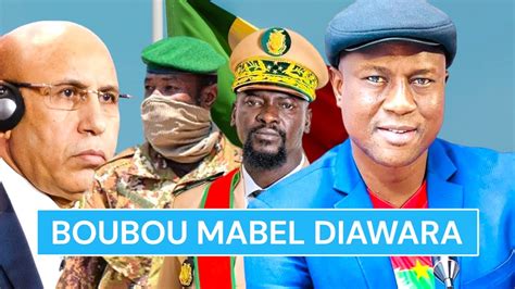 URGENT BOUBOU MABEL ALGERIE SUR L AFFAIRE DU MALI YouTube