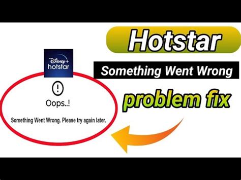 Hotstar Not Working Something Went Wrong Please Try Again Hotstar