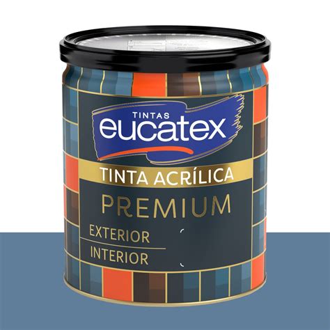 Tinta Acrílica Fosca Eucatex Jeans Lavado 800 ml Loja Online SA Tintas