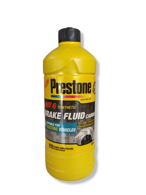 Minyak Cairan Rem Brake Fluid DOT 4 Warna Putih Prestone 1 Liter