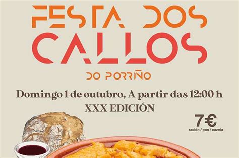 FIESTA DE LOS CALLOS DE O PORRIÑO 2023 Festigaleiros