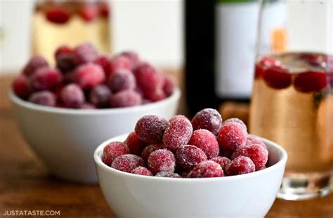 Easy Sugared Cranberries Just A Taste