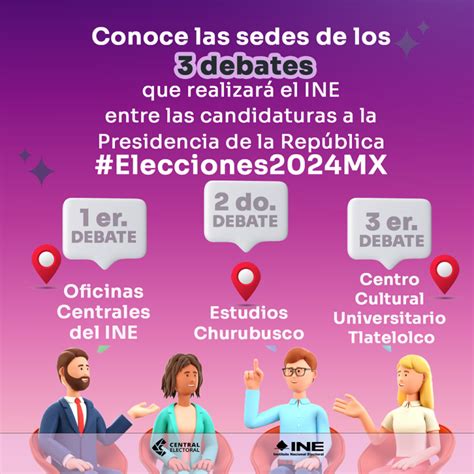 Estas Serán Las Sedes En Donde Se Realizarán Los Tres Debates 2024 Para