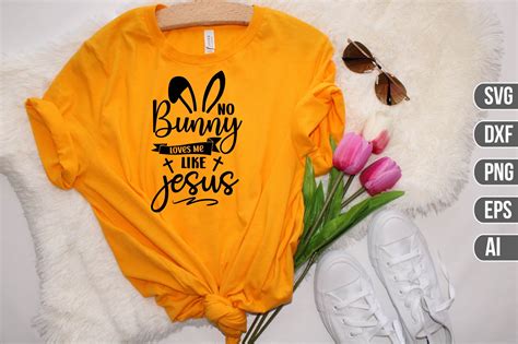 No Bunny Loves Me Like Jesus Svg Graphic By Craft Store · Creative Fabrica