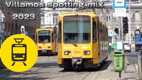 Budapest Villamos Spotting Mix 2023 TW6000 CAF Ganz Legjobb