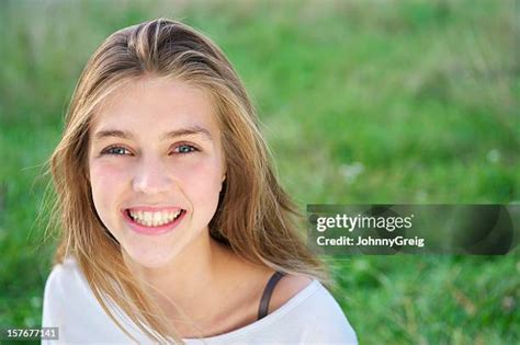 Portrait Of A Teenage Girl Smiling High Res Stock Photo Getty Images