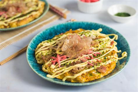 How To Make Okonomiyaki Osaka Style Savory Japanese Pancakes Recipe