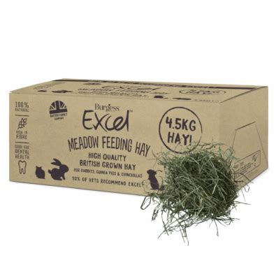 Excel Meadow Hay For Rabbits Guinea Pigs Burgess Pet Care