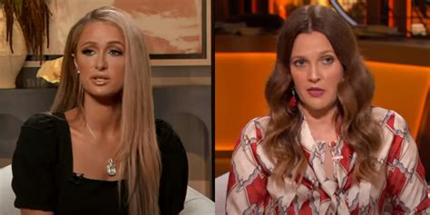 Drew Barrymore Paris Hilton Share Their Experiences Of Being Placed