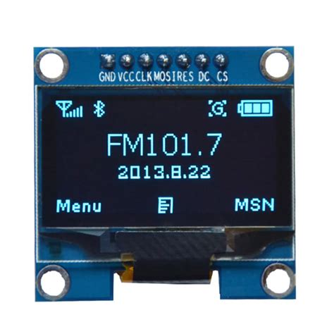 Pcs Oled Module Blue And White Pin X Inch Oled Lcd Led