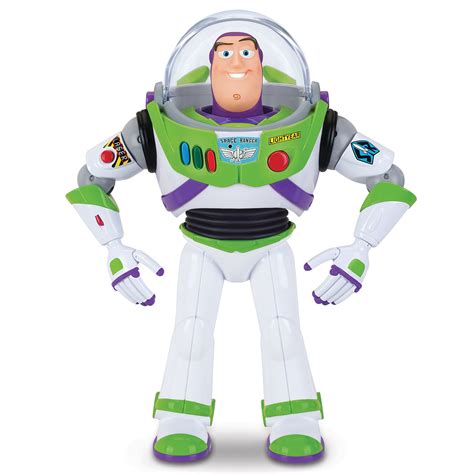 Disney Pixar Toy Story Buzz Lightyear With Interactive Drop Down Action