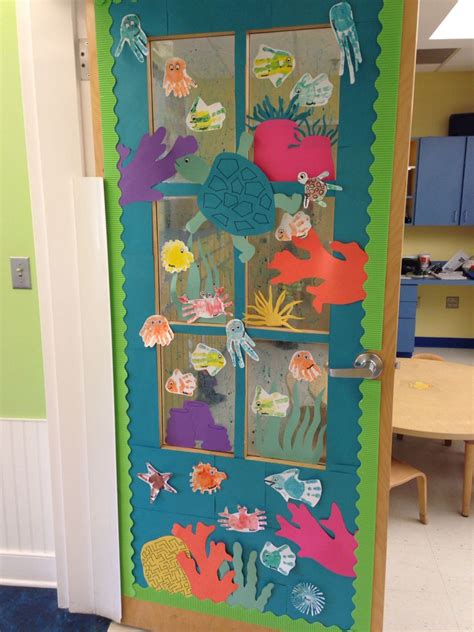 Under The Sea Ocean Classroom Door Decoration Idea Door Decorations Classroom Sea Decor Door