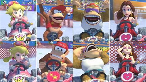 Mario Kart Deluxe Dlc Peachette Diddy Kong Funky Kong Pauline