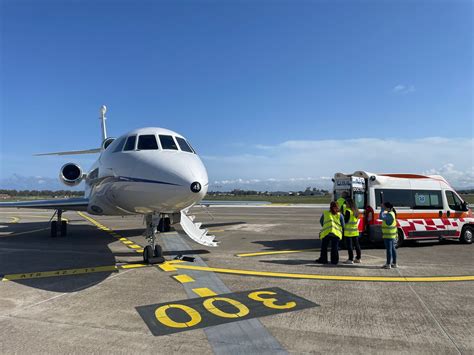 Volo Urgente Dellaeronautica Militare Dalla Sicilia A Roma Per Una