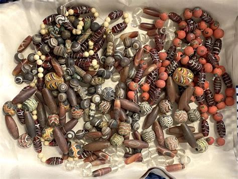 10 Syrian Glass Beads Southgate Auction Rooms