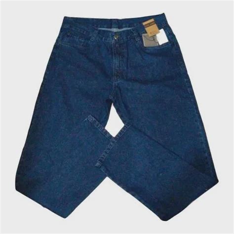 Calça Masculina Jeans Corte Reto Barra Tradicional Em Promoção Na