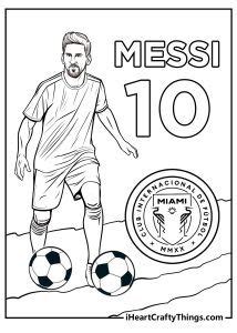 Messi Coloring Pages In 2024 Football Coloring Pages Messi Coloring