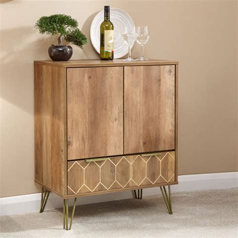 Kentwood Mango Wine Cabinet Mango Self Assembly Oak World