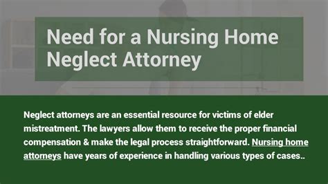 Ppt How To Select A Nursing Home Neglect Attorney Powerpoint Presentation Id 11213664