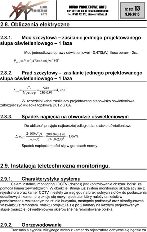 Projektant branży elektrycznej i teletechnicznej tech Marek Znajdek