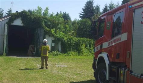 Strażacy interweniowali w Blachowni Otrzymali zgłoszenie że z