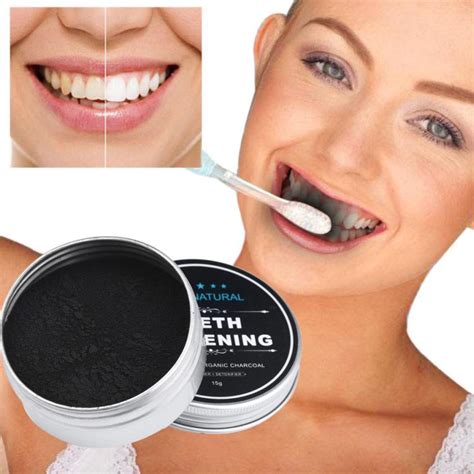 15g Daily Use Activated Carbon Teeth Whitening Organic Natural Bamboo