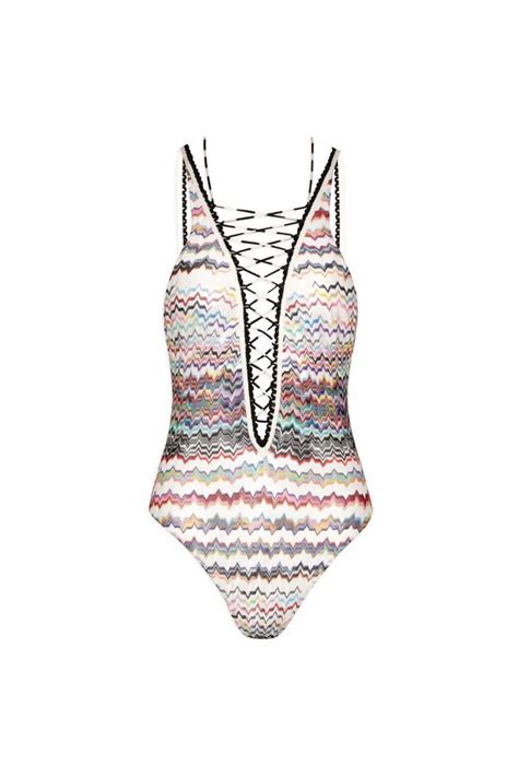 Missoni Lightweight Knit One Piece Swimsuit Editorialist