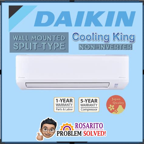 Cooling King Series Premium Wall Mounted Non Inverter Rosarito