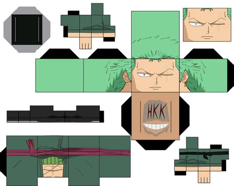 paper craft: NEW 920 PAPERCRAFT ZORO