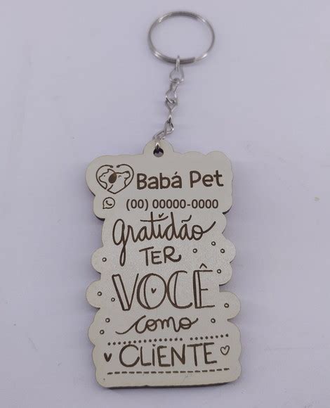 Chaveiro Para Pet Shop Cl Nica Veterin Ria Personalizado Elo