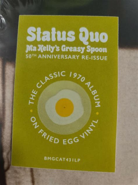 Status Quo Ma Kelly S Greasy Spoon Lp Vinyl Record New Sealed Ebay