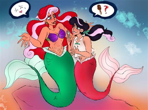 Ariel and Melody by KatCNyx on DeviantArt