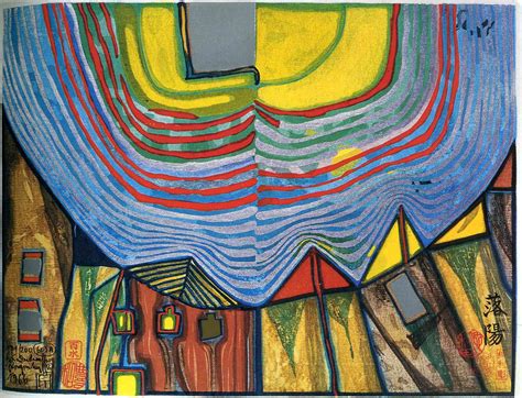 603a Sunset 1966 Friedensreich Hundertwasser